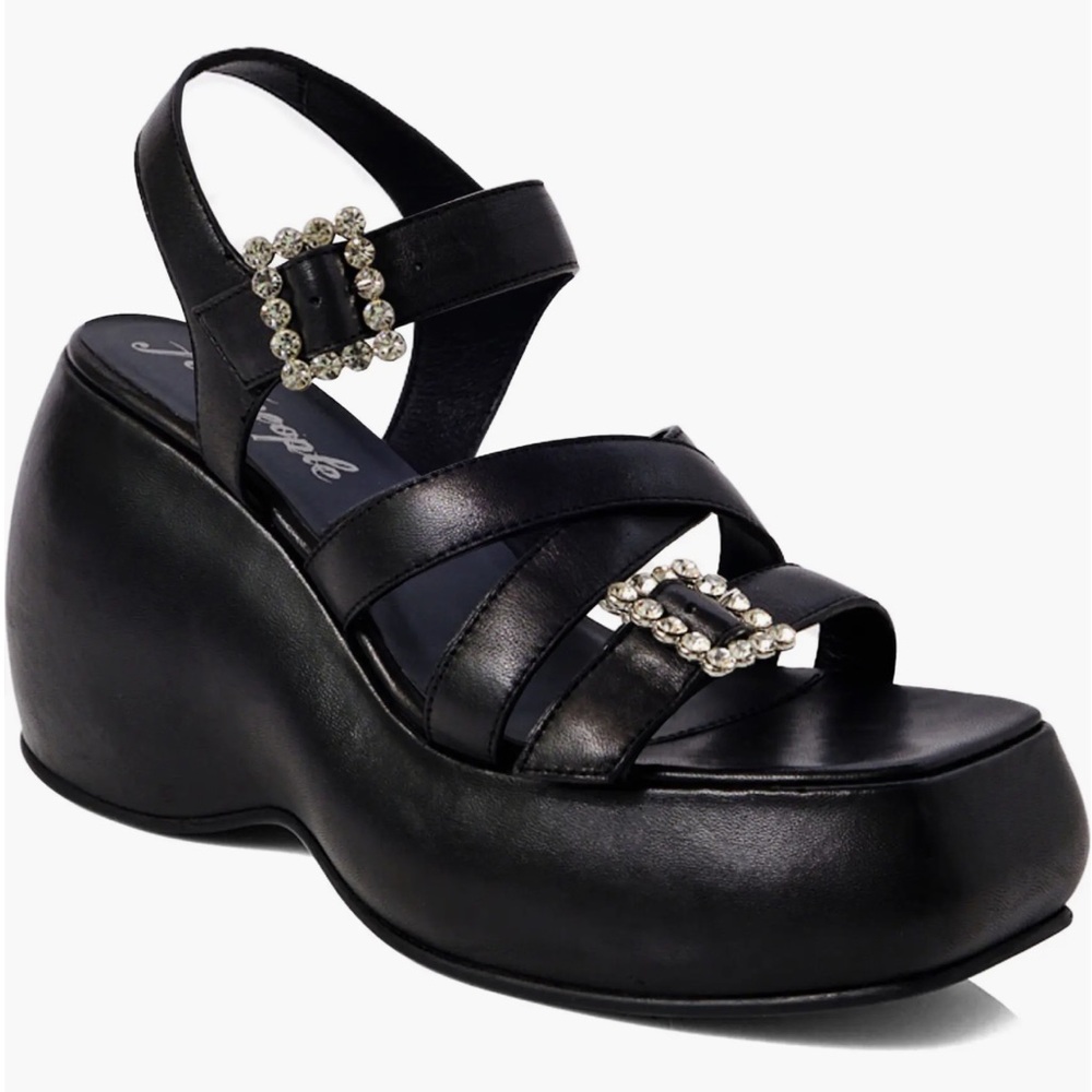 🌸FREE PEOPLE 🌸 Brooklyn Ankle Strap Platform Sandal Size: 10